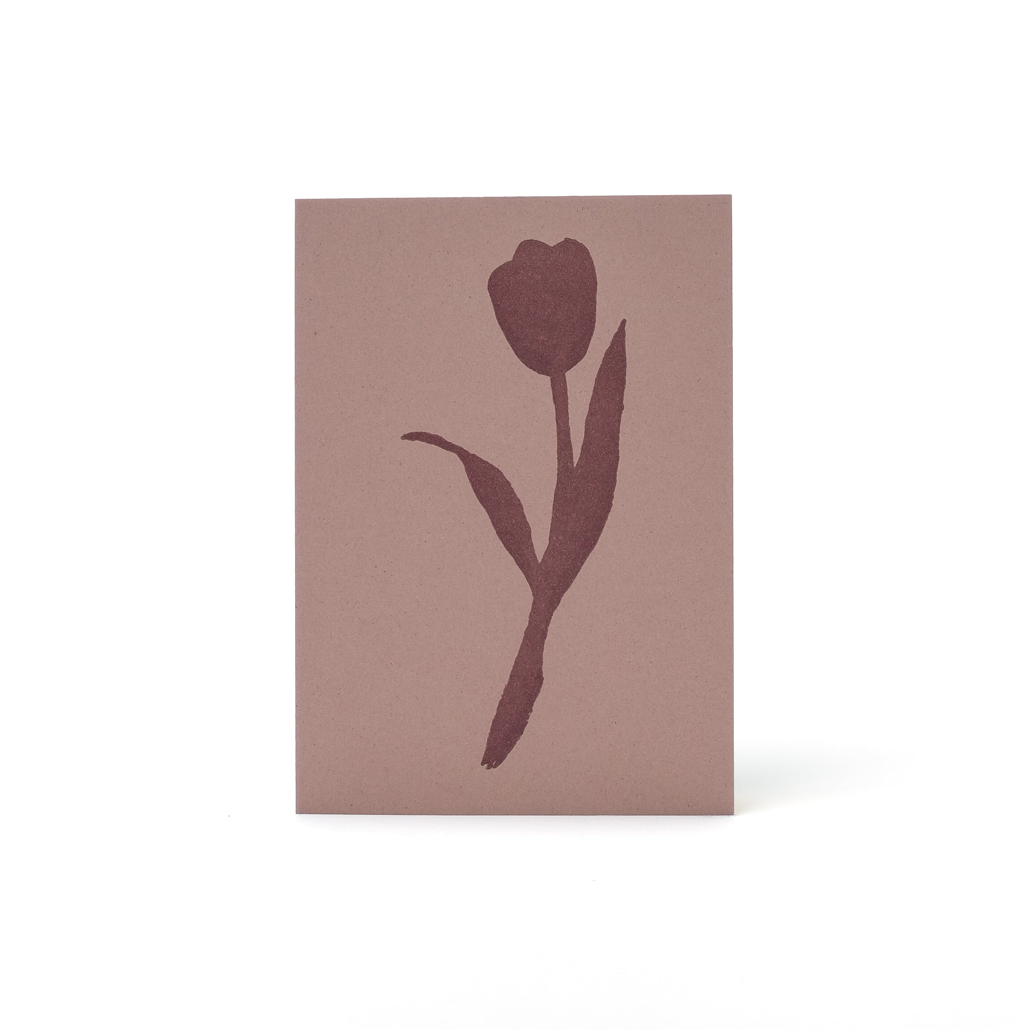 Tulip  Letterpress Card <br>Pink - Esme Winter