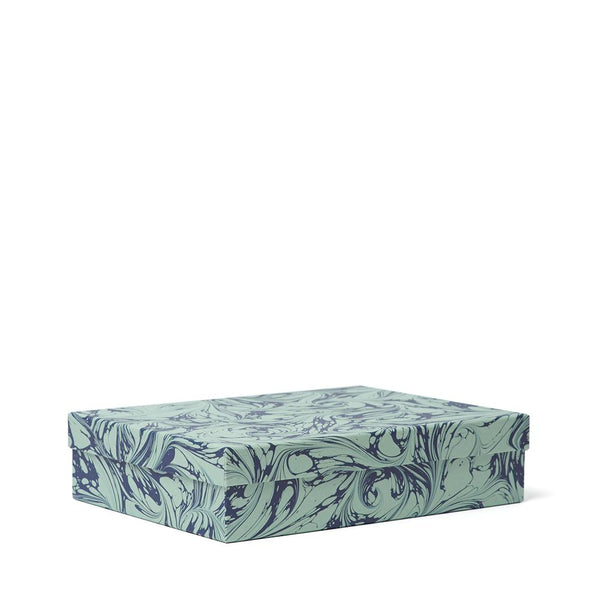 FANTASY Decorative Box<br>Navy / Pale Green - Esme Winter