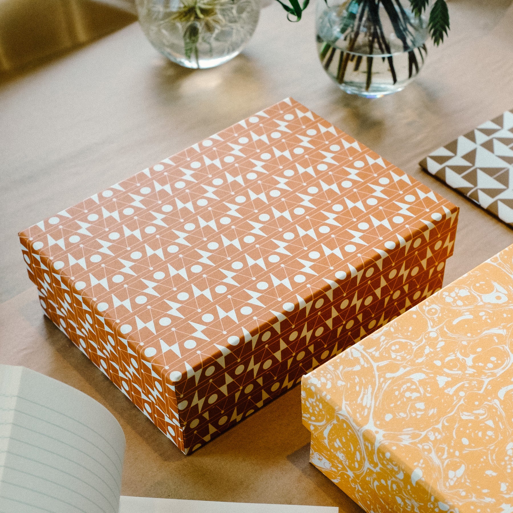 FREQUENCY Decorative Box<br>Orange - Esme Winter